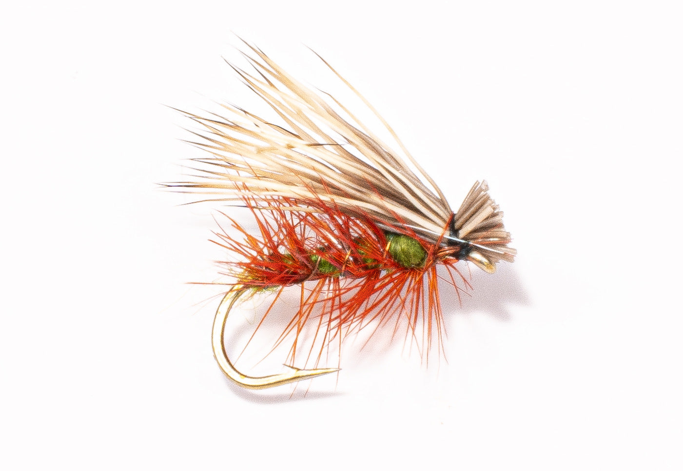 12-Pack Elk Hair Caddis Dry Flies (Multi-Size Set) for Trout