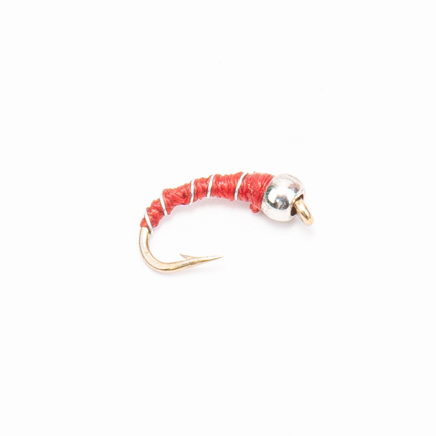 Zebra Midge Nymph (Red) – Minimalist Midge Larva for Trout