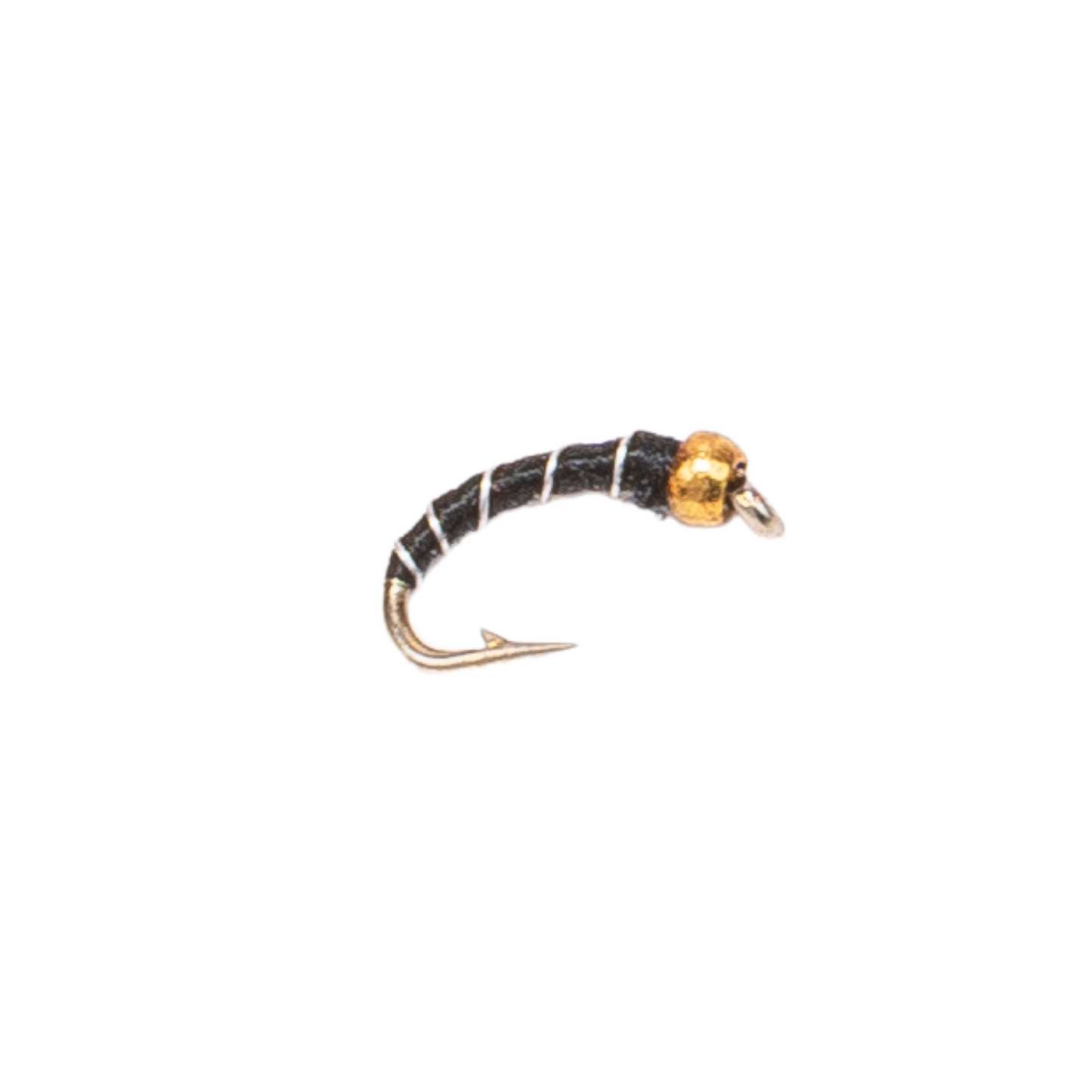 Zebra Midge Nymph (Black) – Minimalist Midge Larva for Trout