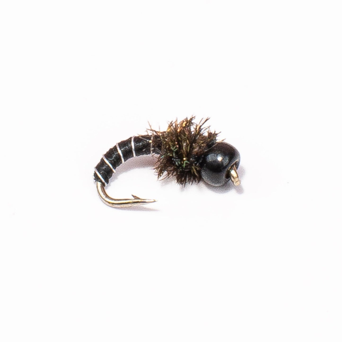 Zebra Midge Nymph (Black) – Minimalist Midge Larva for Trout