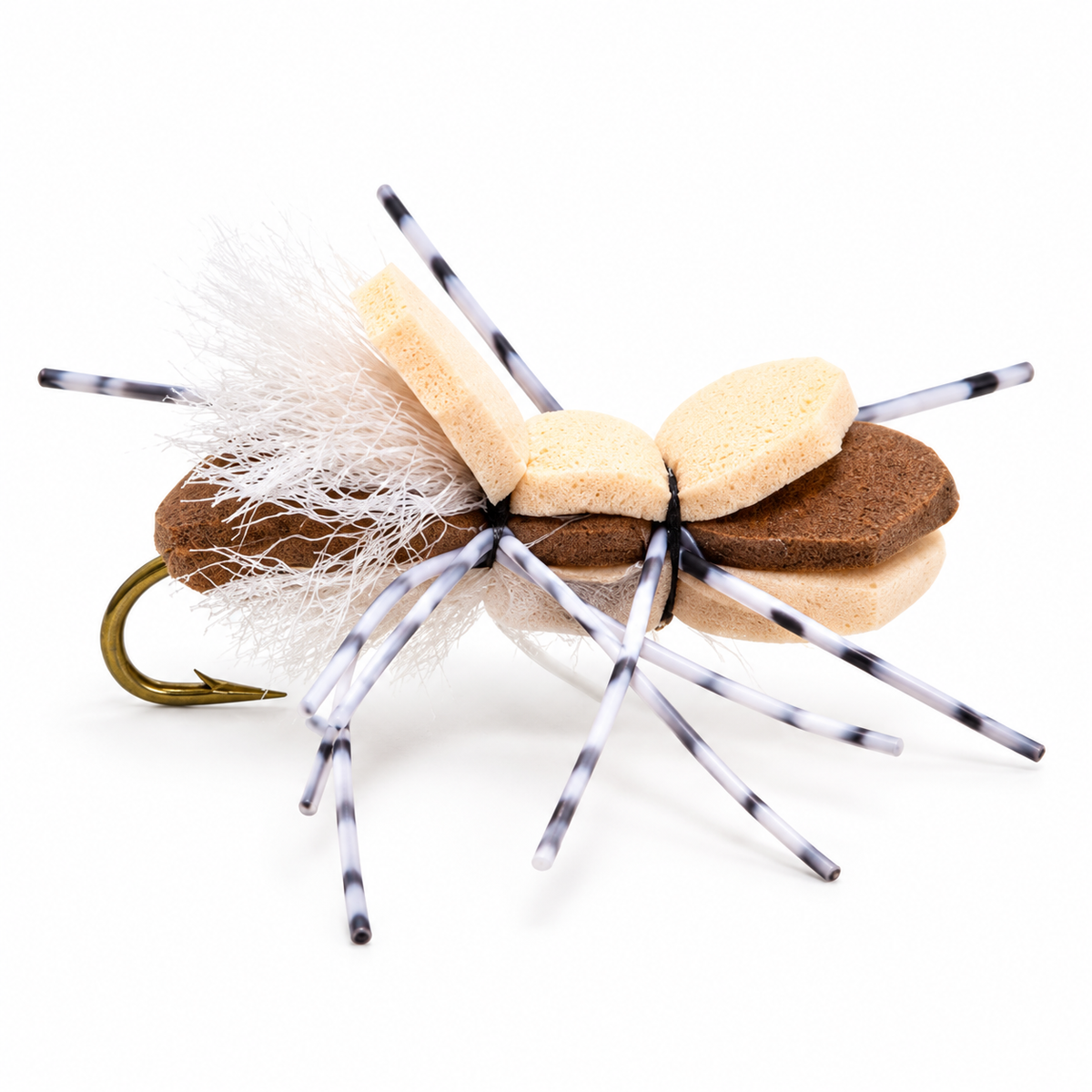 Fat Albert Foam Dry Fly — Tan, single fishing fly