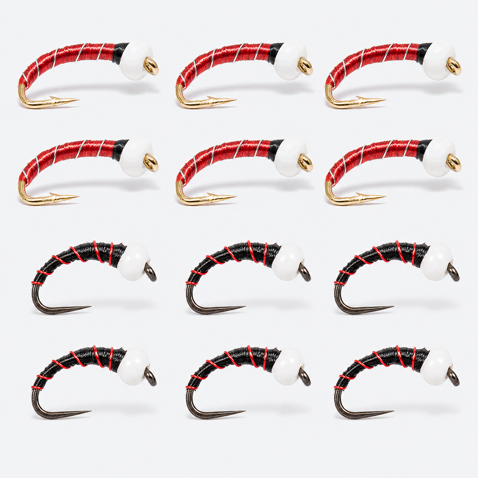 12-Pack Chironomid Assortment