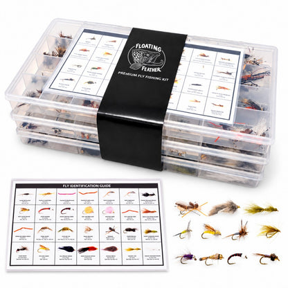 268-Piece Premium Fly Fishing Kit with Fly Box