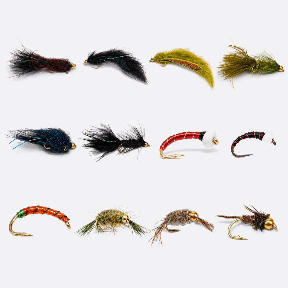 54-Pack Stillwater Assortment — 12-fly pattern preview