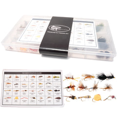 64-Piece Premium Fly Fishing Kit with Fly Box