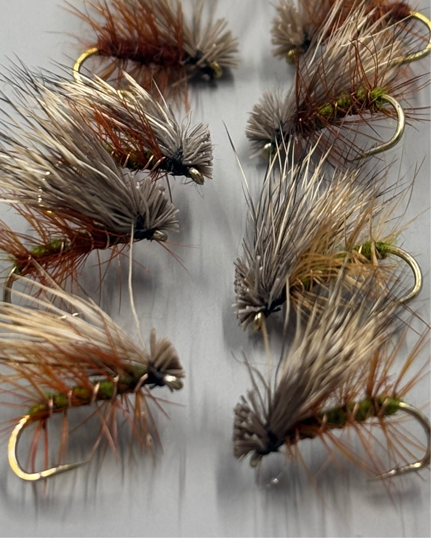 12 Pack Elk Hair Caddis