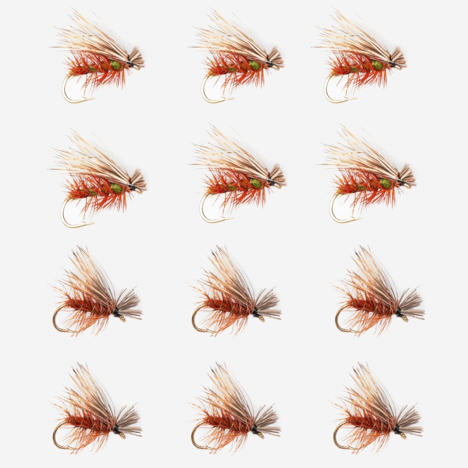 12-Pack Elk Hair Caddis