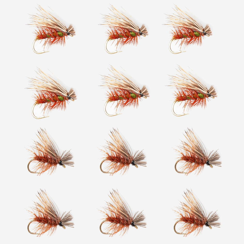 12-Pack Elk Hair Caddis