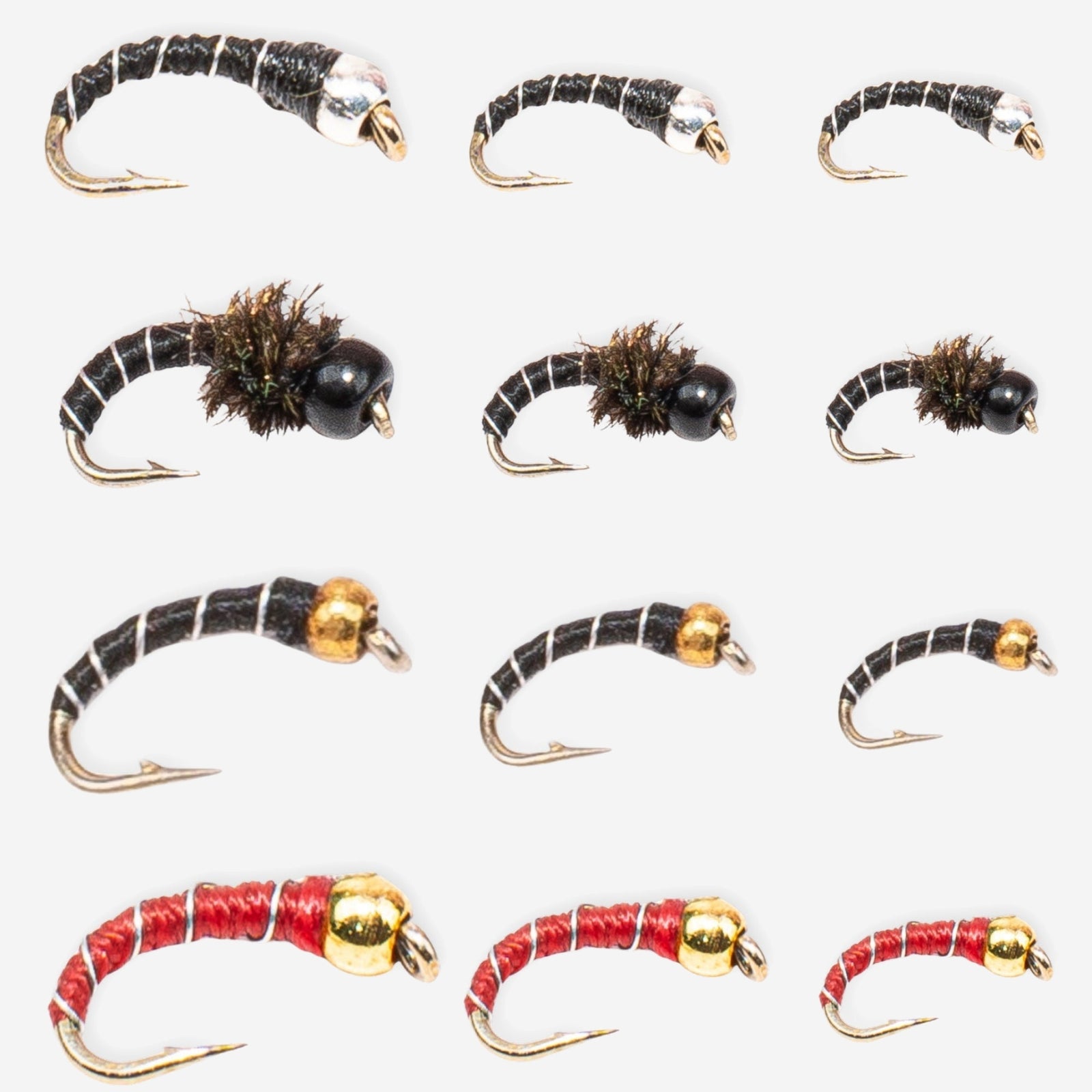 12-Pack Zebra Midge