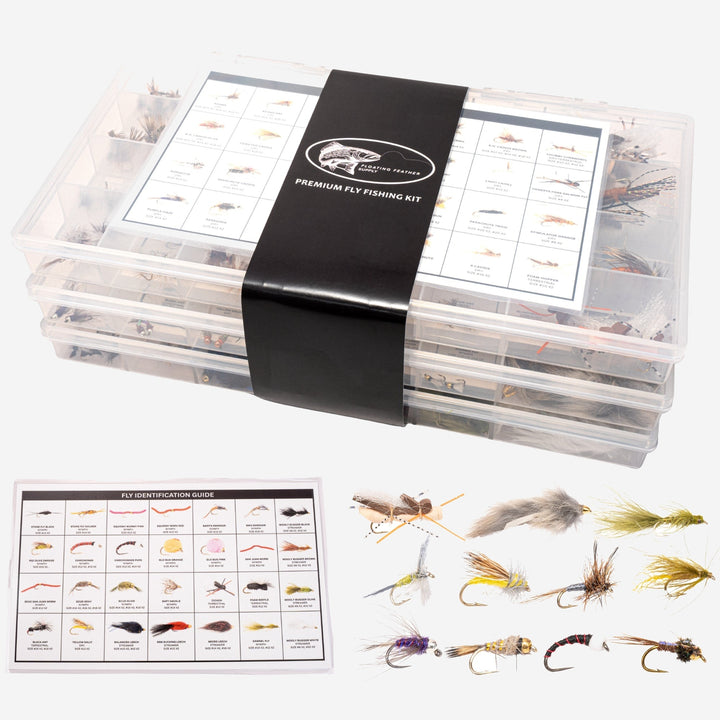 268-Piece Premium Fly Fishing Kit with Fly Box