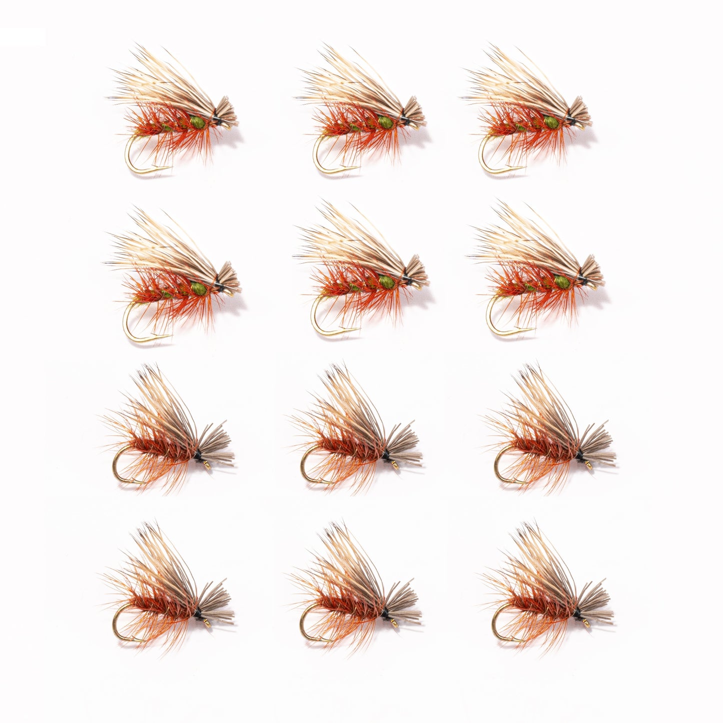 12 Pack Elk Hair Caddis