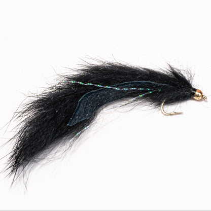 12-Pack Pine Squirrel Leech Flies for Trout & Bass