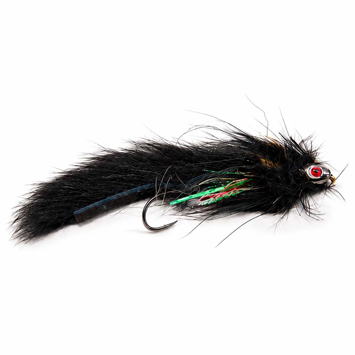 Sculpzilla — Black, single fishing fly