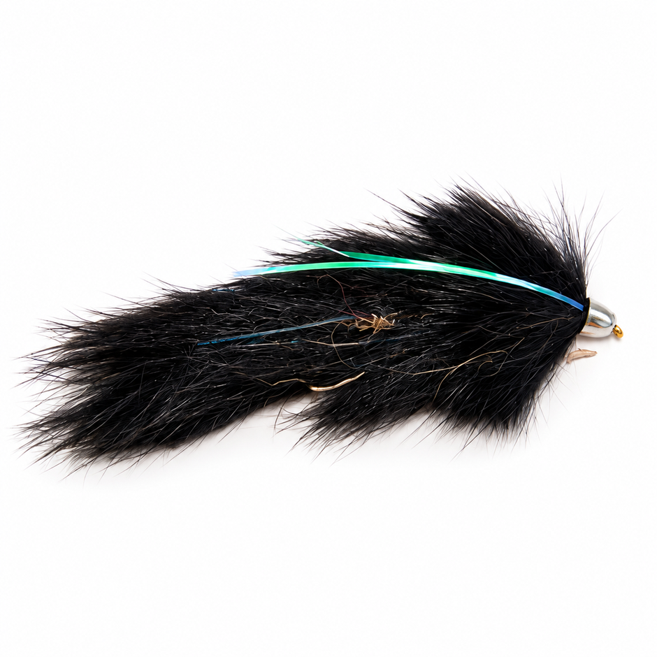 Dolly Llama — Black, single fishing fly