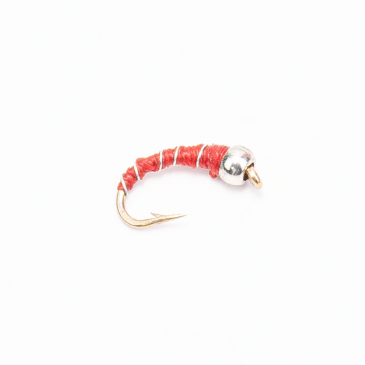 Zebra Midge Nymph (Red) – Minimalist Midge Larva for Trout